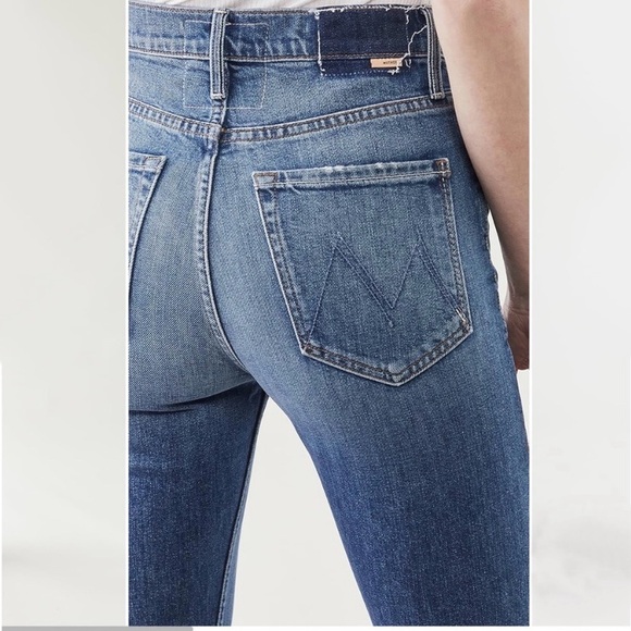 MOTHER Jeans High Waisted Rider Skimp in Cowboys Don't Cry Size 30 - Picture 3 of 12